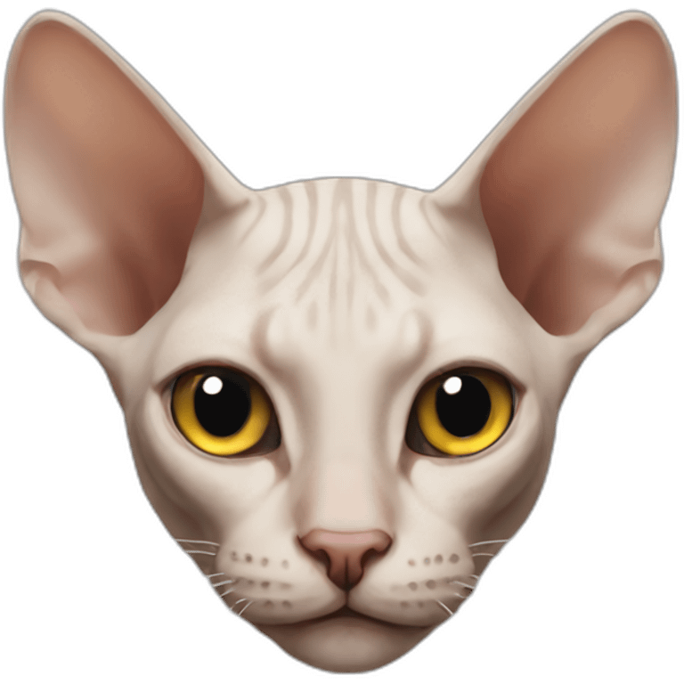 Sphinx Cat head reality emoji