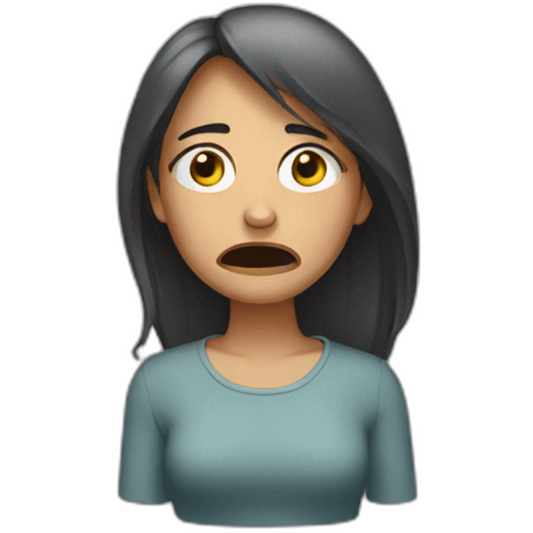 crying woman emoji