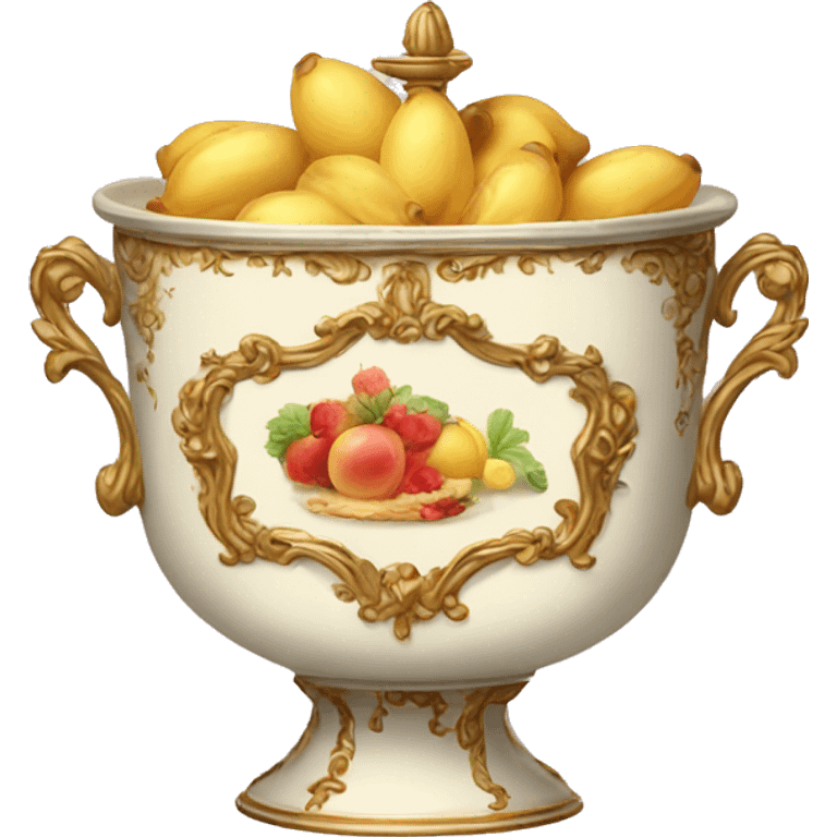 vintage rococo food emoji