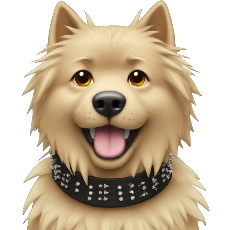 Black spiked collar emoji