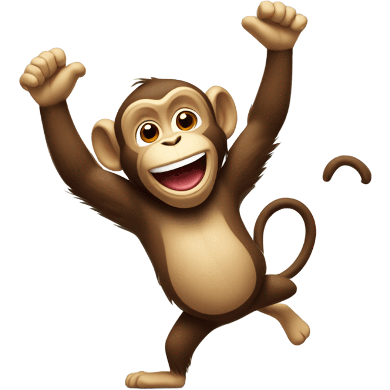 Monkey dancing emoji