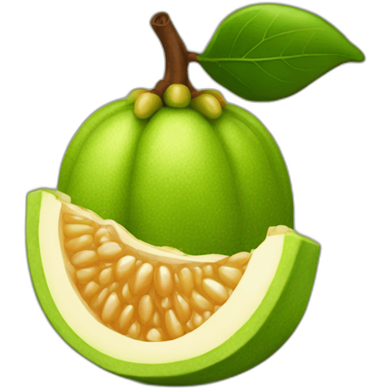 guayaba amarilla emoji