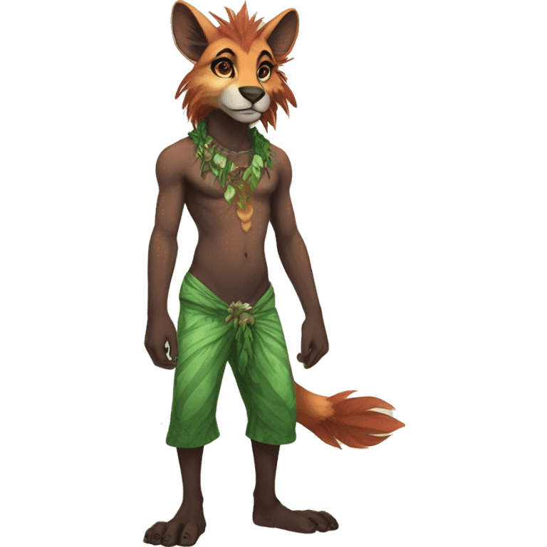  Tropical anthro vernid full body furry fursona LiLaiRa emoji