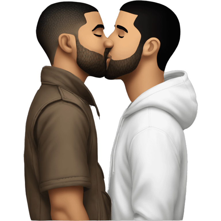 drake kissing drake kissing drake kissing drake emoji