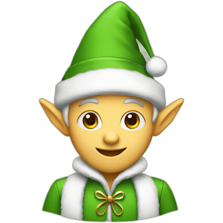 christmas elf emoji