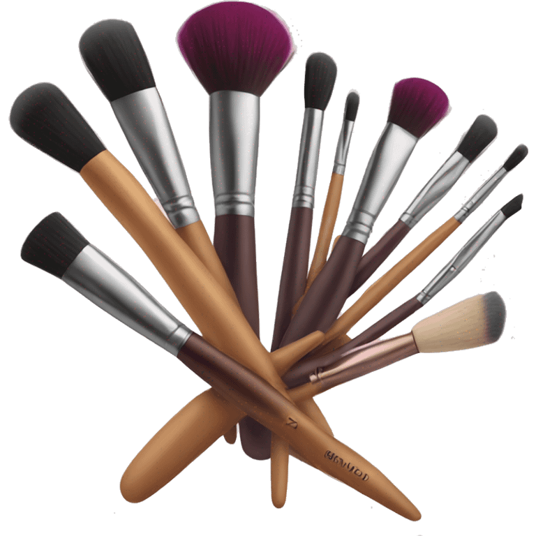 Make-up brushes emoji