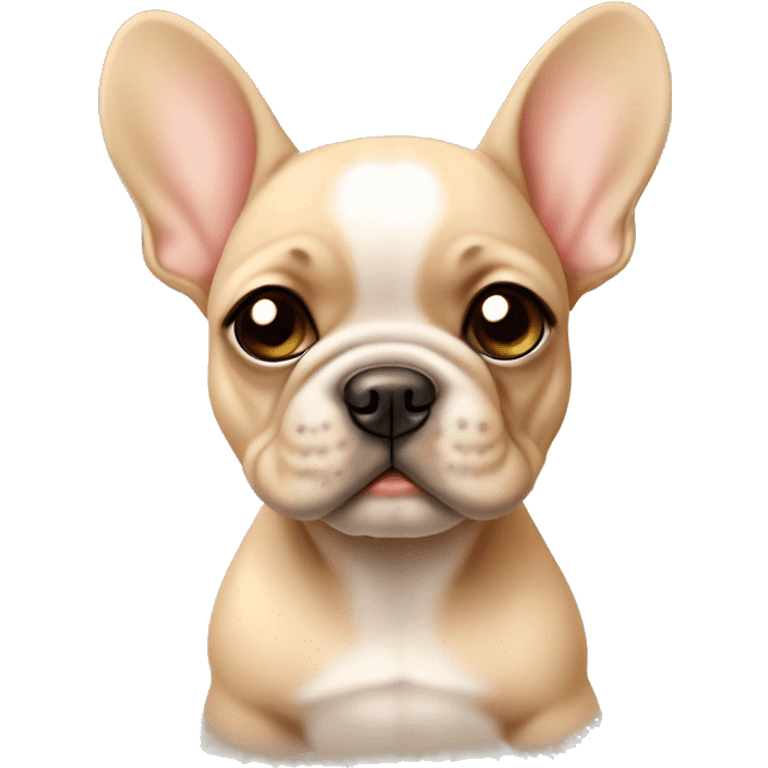 Cute Beige Frenchie puppy  emoji