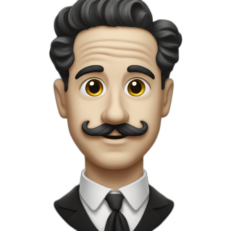 Charlie Chaplin sans chapeau emoji