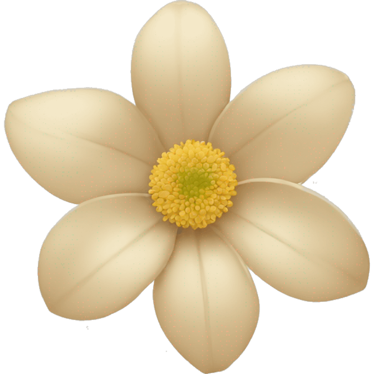 light beige flower emoji