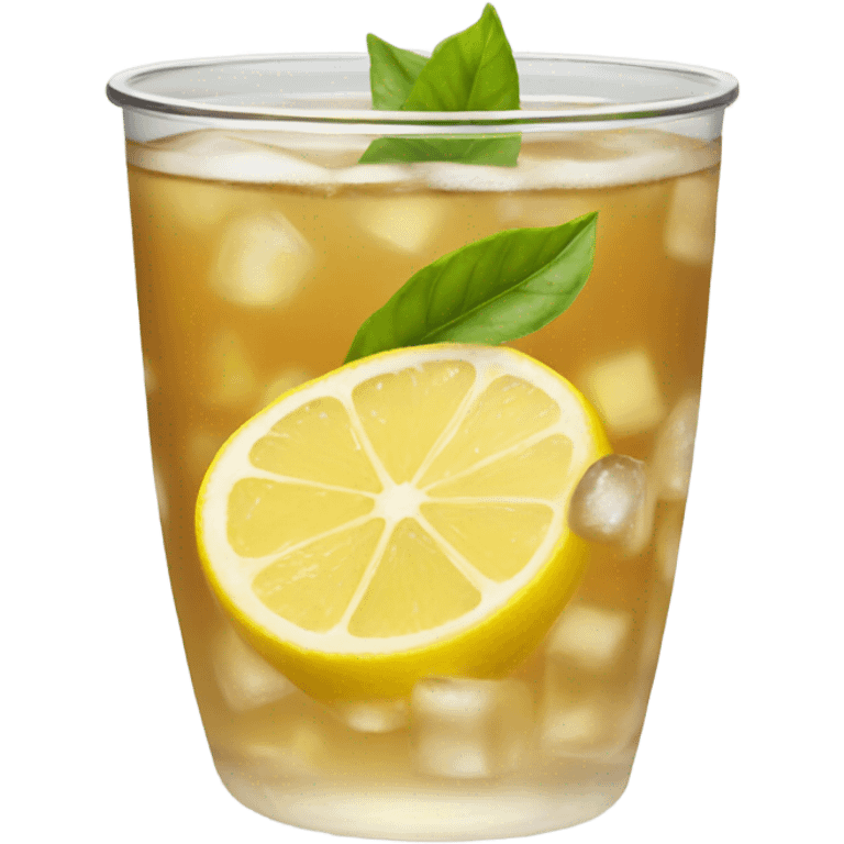 lemon tea iced emoji