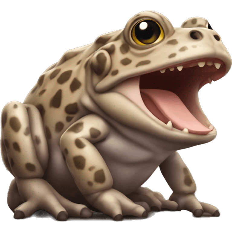 bufo sends an sms emoji