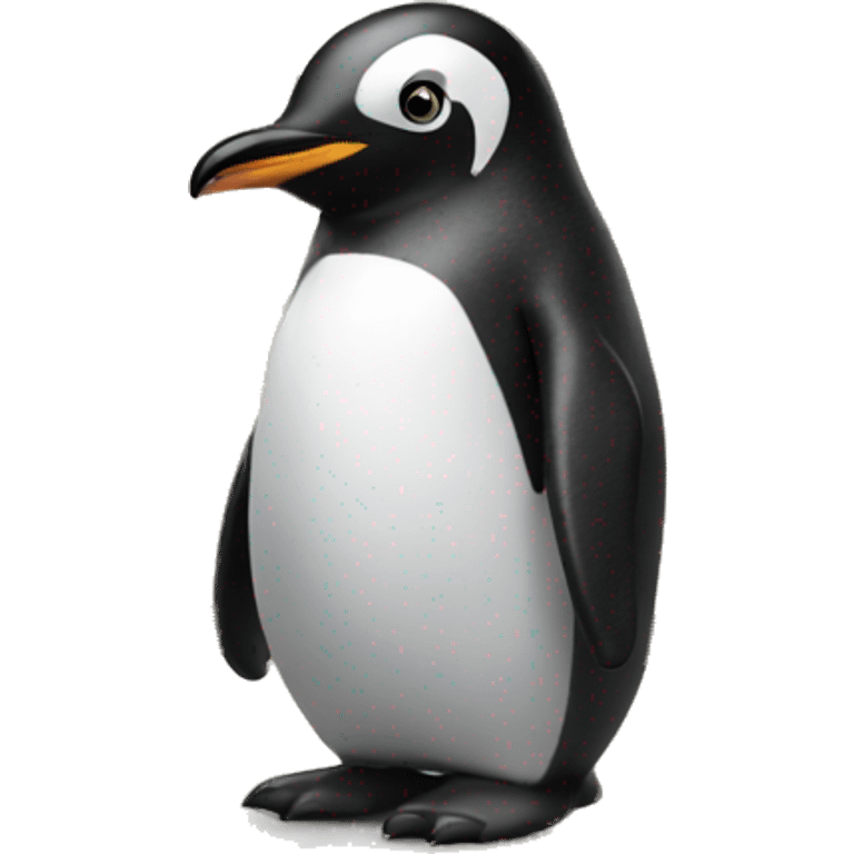 penguin in a house emoji