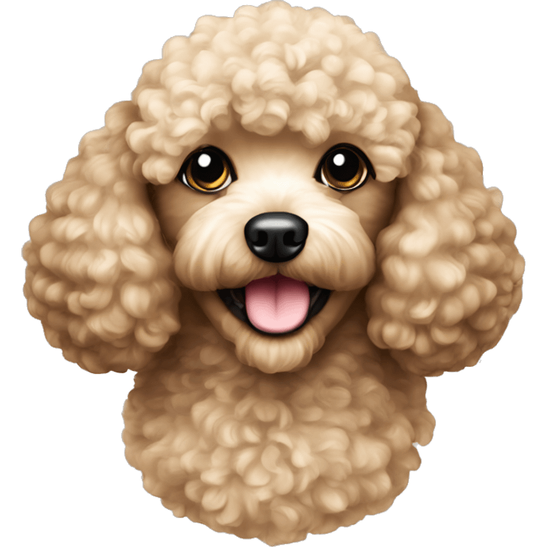 Dog toy poodle emoji