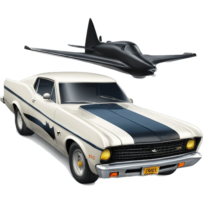 69 Nova Batman’s edition. Scary and fast. shaped like a mustang airplane and like a streamliner train caravan  emoji