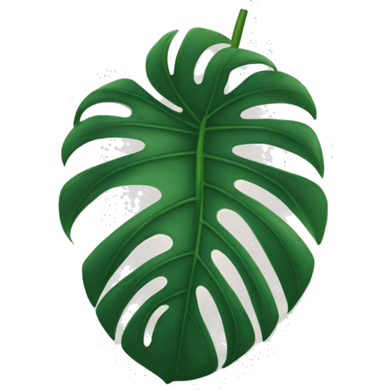 Monstera leaf  emoji