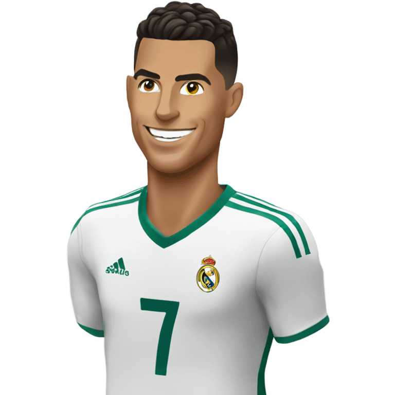 cristiano ronaldo being a goat emoji