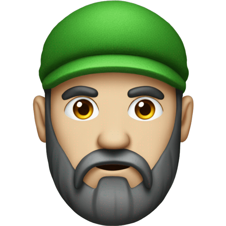 irish very angry man 30 years old with beard and hat emoji