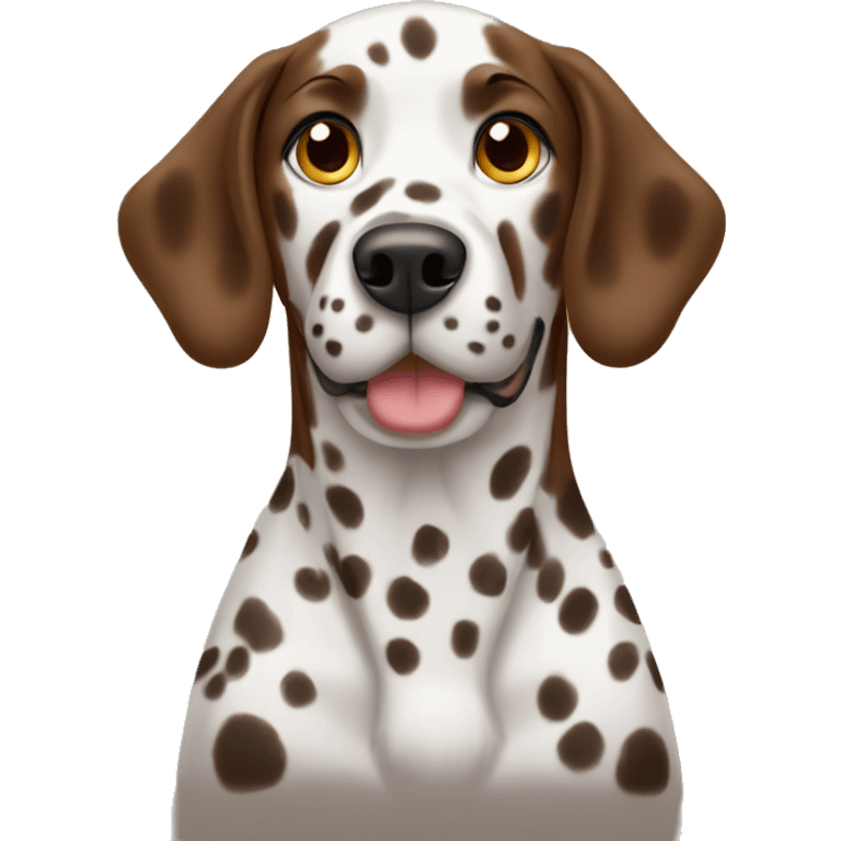 Brown Dalmatian  emoji