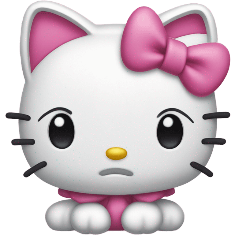 Sad hello kitty  emoji