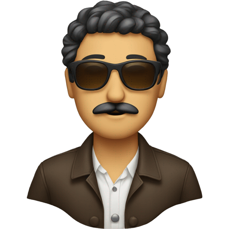 A Guy with Mustache Wit sunglasses  emoji