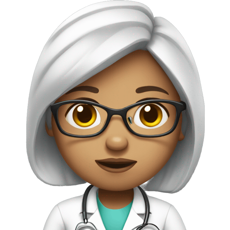 Piggy girl doctor emoji