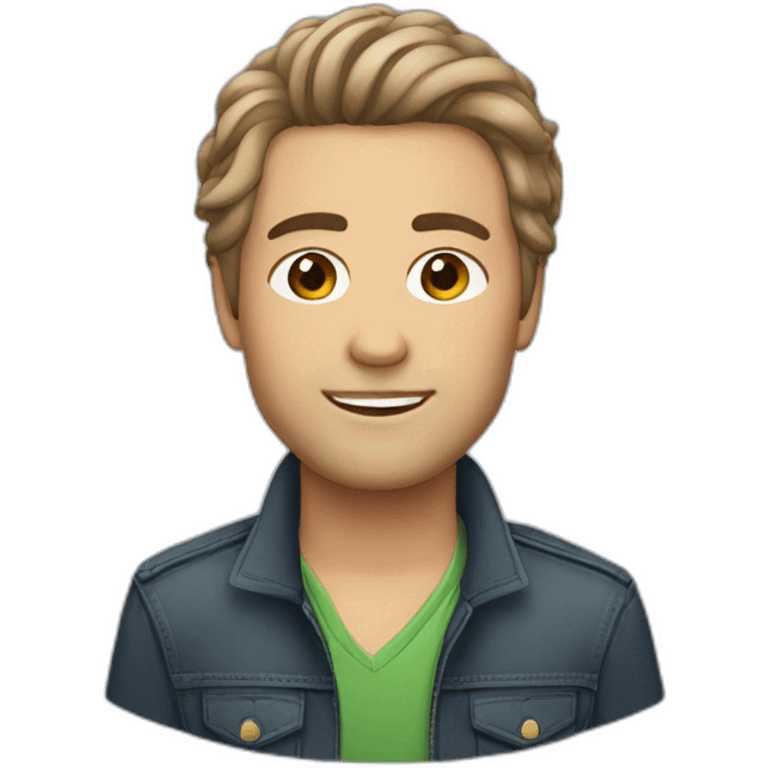 Daniel nass brazilian white brown hair emoji