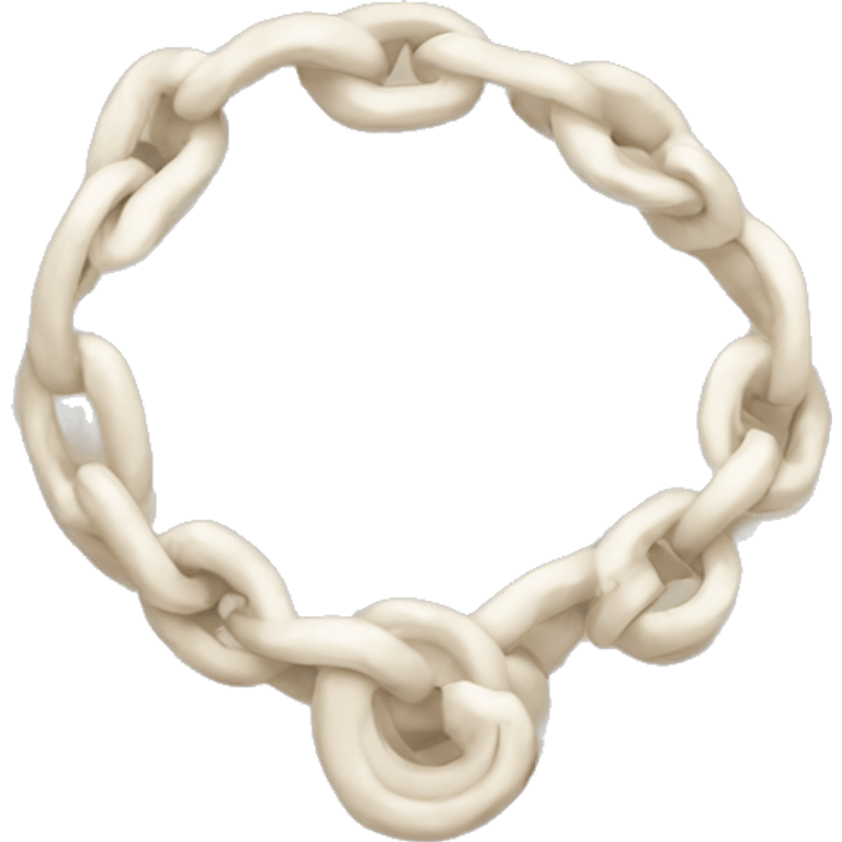 Ancient Greek Chain, Off-white emoji