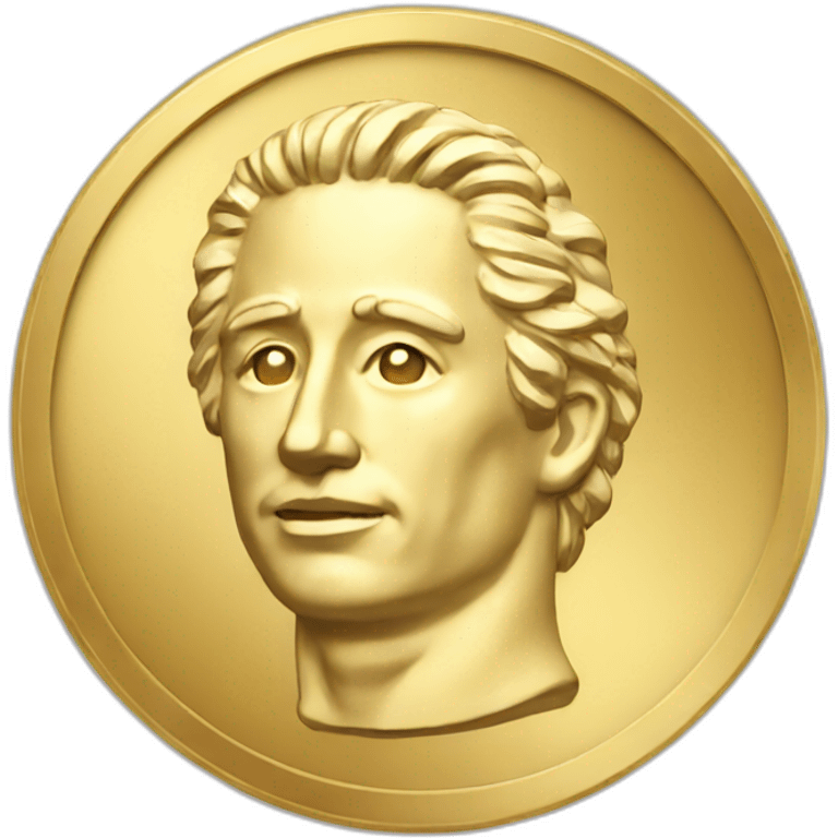 Gold coin emoji