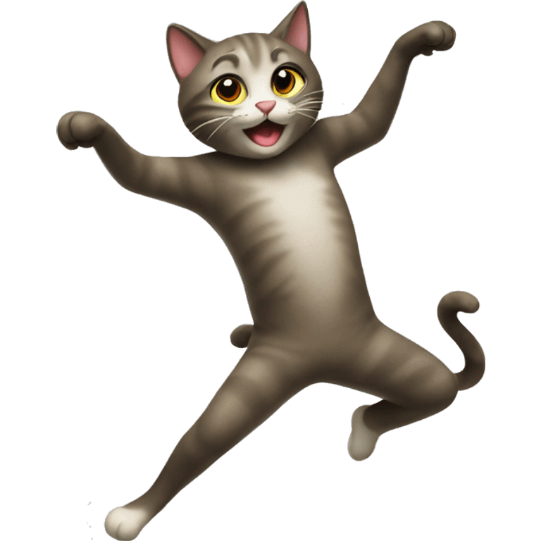 Dancing cat emoji