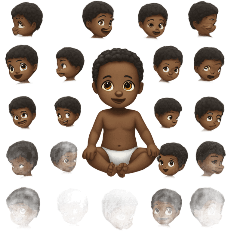 Black baby  emoji