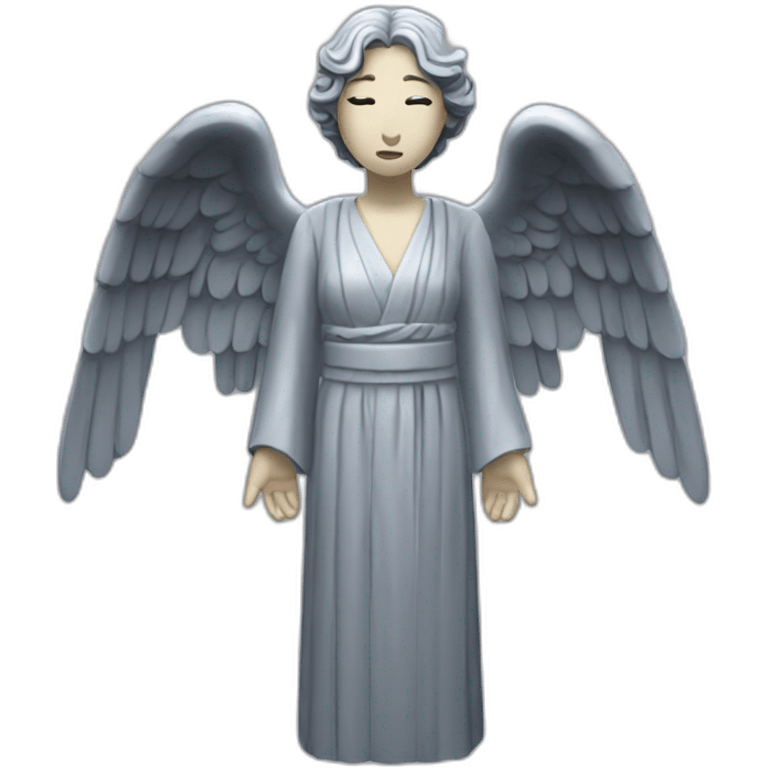 Japanese weeping angel full body emoji