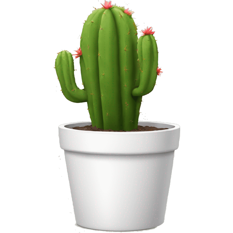 A cactus in a white pot emoji