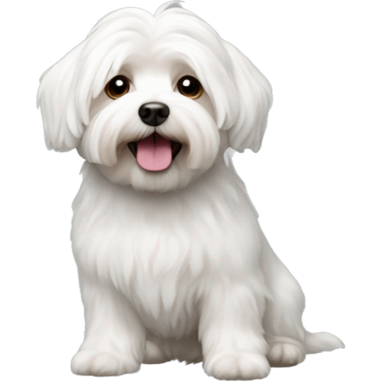 Bichon Havanese dog emoji