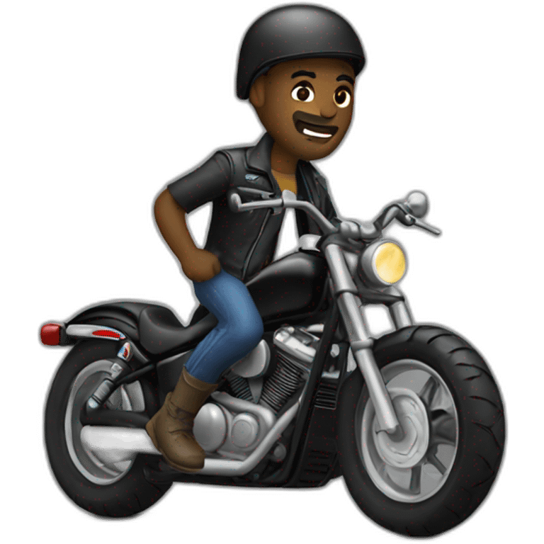 biker cool emoji