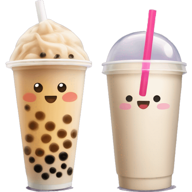 Bubble  tea and cofè emoji