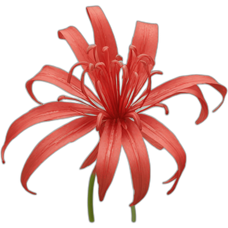 red spider lily emoji