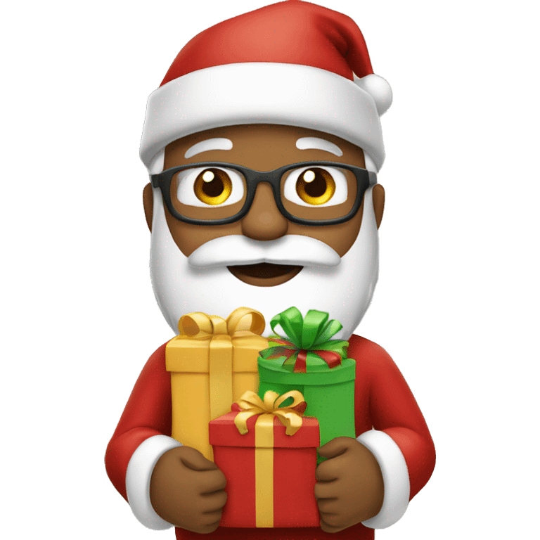 Santa with presents emoji