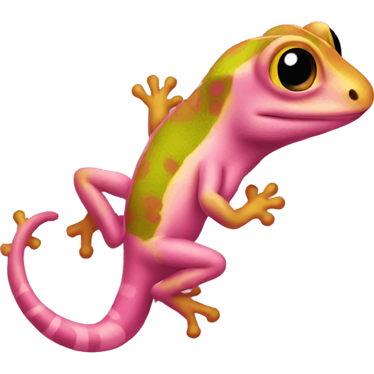 gecko pink  emoji