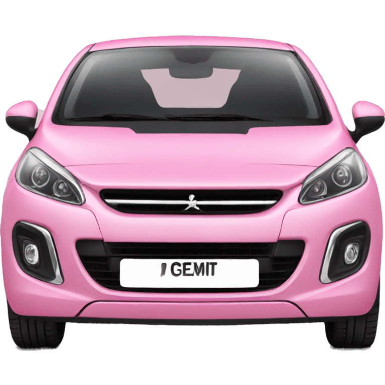 Pink peugeot emoji