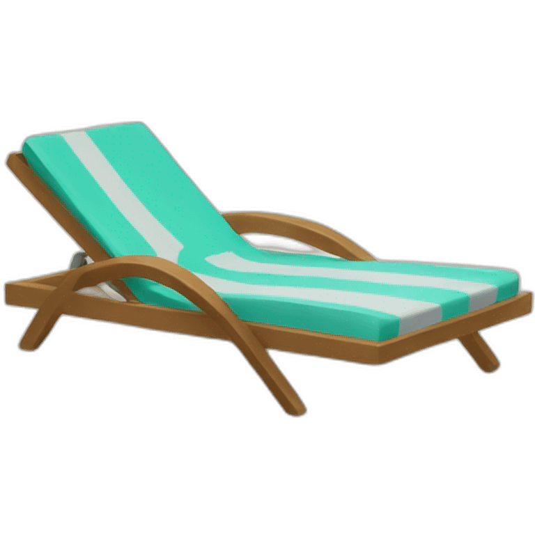 beach lounger emoji