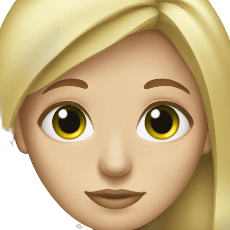 Green eye blonde hair coffee emoji