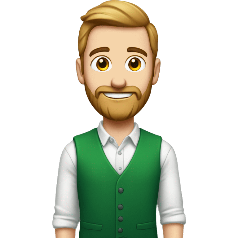 Irish guy heading to work emoji