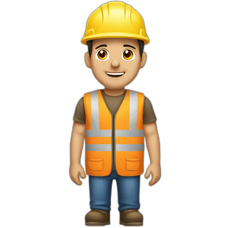 Vendedor de materiales de construcción emoji