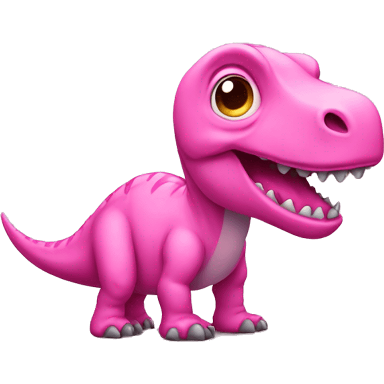 Pink dinosaur emoji