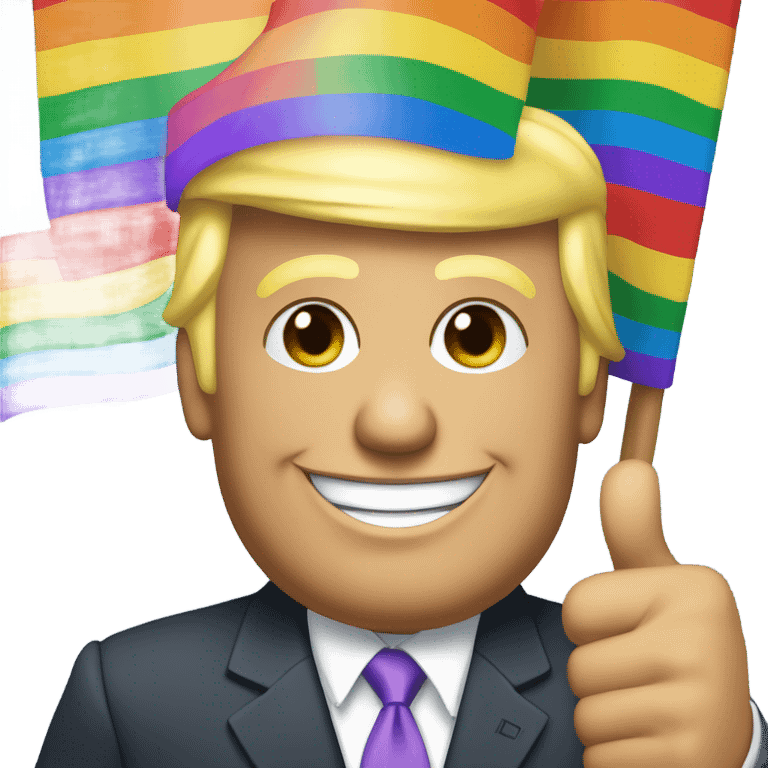 trump gay pride emoji