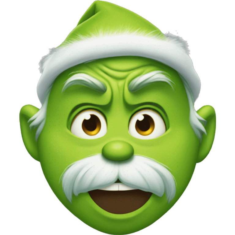 cute grinch face emoji