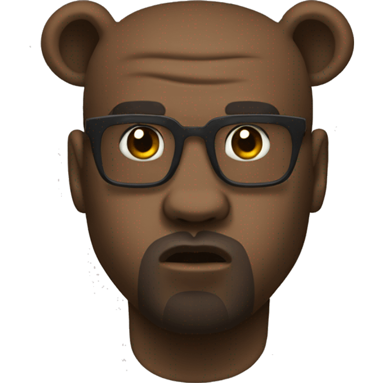 Kanye West bear emoji