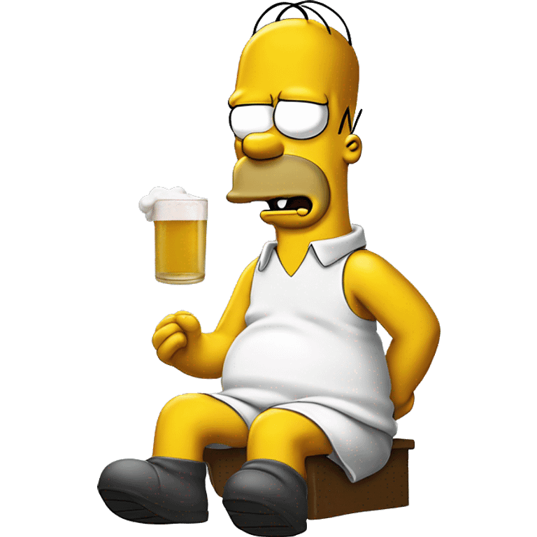 Homer simpson dort emoji