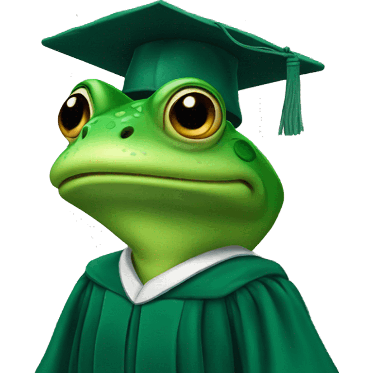 graduate frog emoji