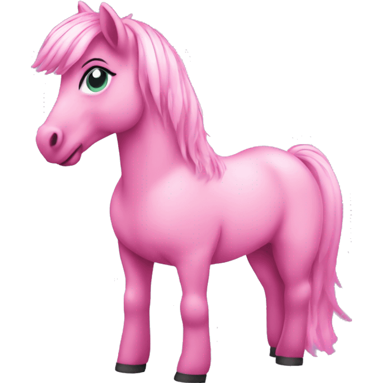 Pink pony in the club emoji